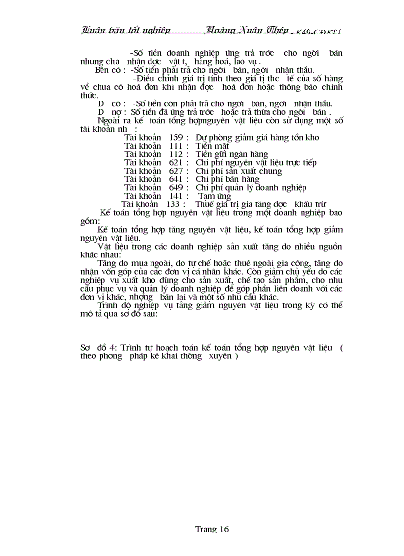 image for page Hạch toán kế toán nguyên vật liệu công cụ dụng cụ ở Công ty Công Trình Giao Thông Vĩnh Phúc