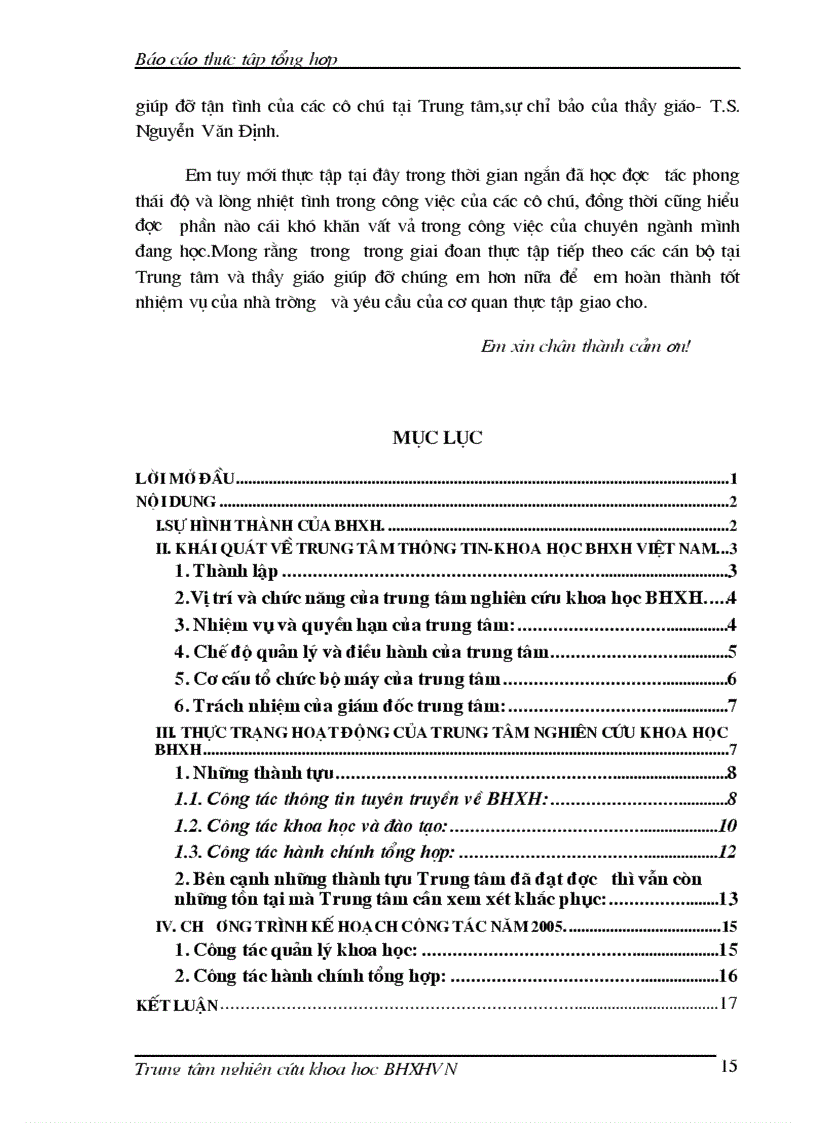 image for page Thực trạng hoạt động của trung tâm nghiên cứu khoa học BHXH