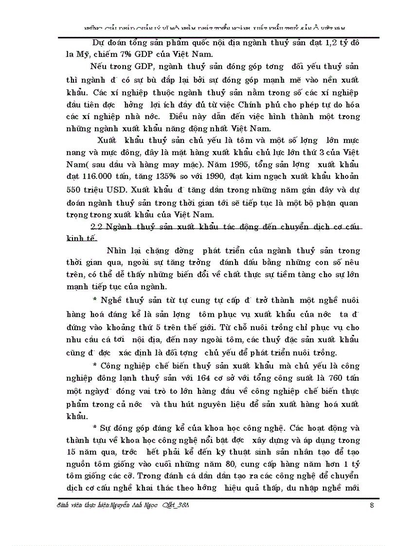 image for page Những giải pháp quản lý vĩ mô nhằm phát triển xuất khẩu thuỷ sản Việt nam đến năm 2005 1