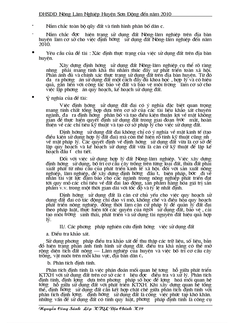 image for page Xác định thực trạng của việc sử dụng đất trên địa bàn huyện