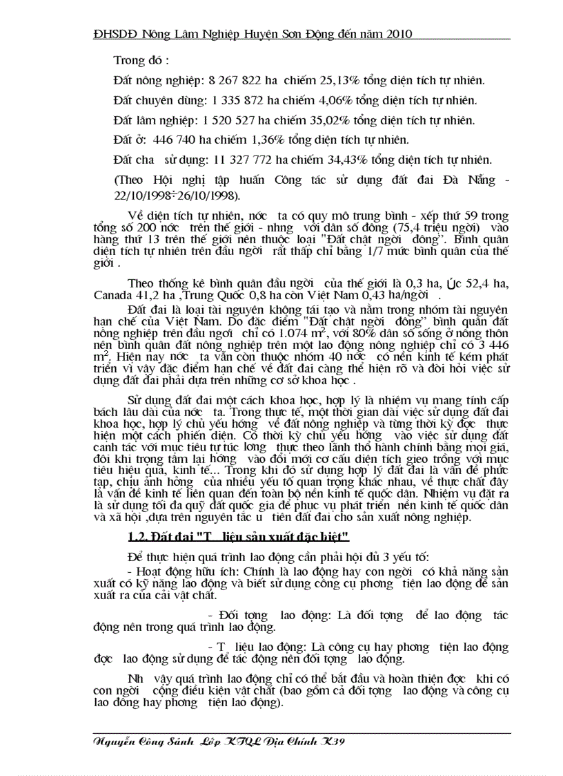 image for page Xác định thực trạng của việc sử dụng đất trên địa bàn huyện