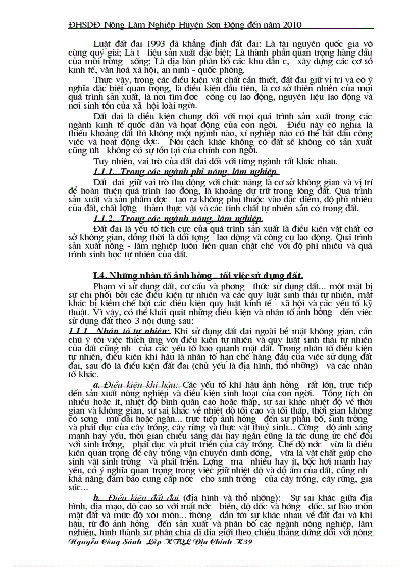 image for page Xác định thực trạng của việc sử dụng đất trên địa bàn huyện