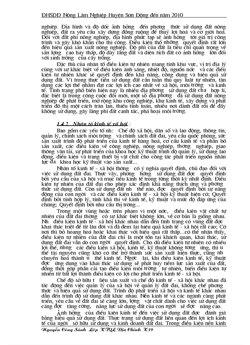 image for page Xác định thực trạng của việc sử dụng đất trên địa bàn huyện