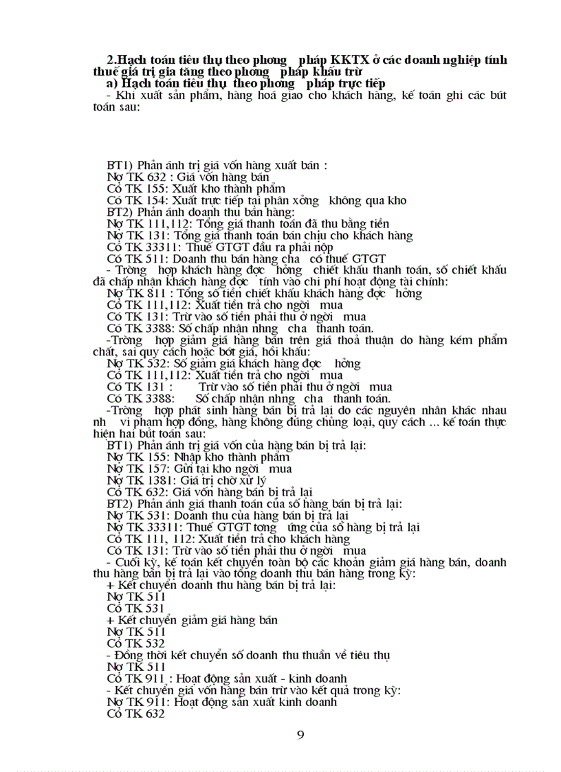 image for page Thực trạng hạch toán tiêu thụ và xác định kết quả tiêu thụ tại Xí nghiệp vật tư chế biến hàng xuất khẩu I