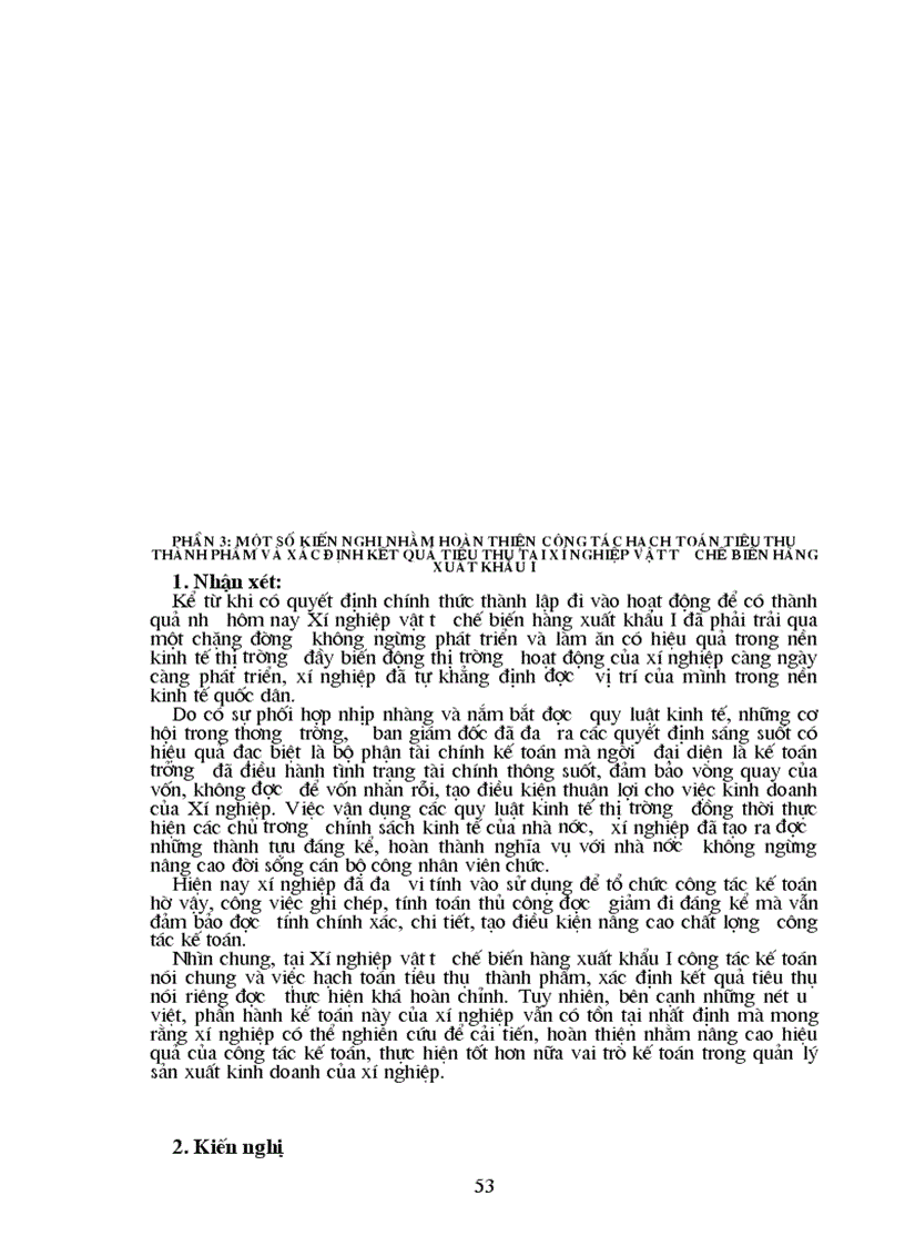 image for page Thực trạng hạch toán tiêu thụ và xác định kết quả tiêu thụ tại Xí nghiệp vật tư chế biến hàng xuất khẩu I