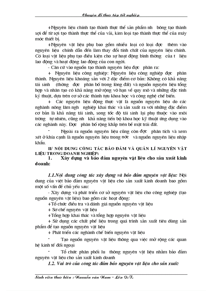 image for page Một số phương hướng và biện pháp nhằm tăng cường công tác bảo đảm và quản lí nguyên vật liệu tại Công ty Xà phòng Hà Nội