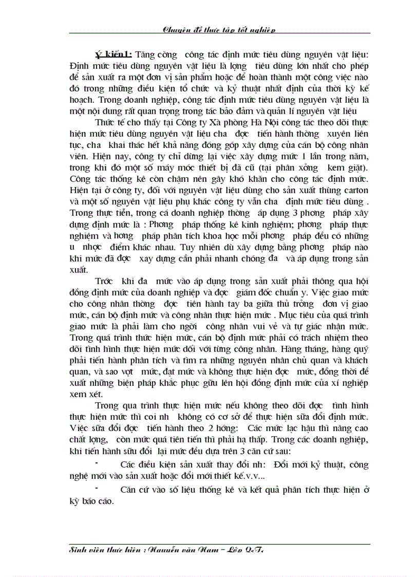 image for page Một số phương hướng và biện pháp nhằm tăng cường công tác bảo đảm và quản lí nguyên vật liệu tại Công ty Xà phòng Hà Nội