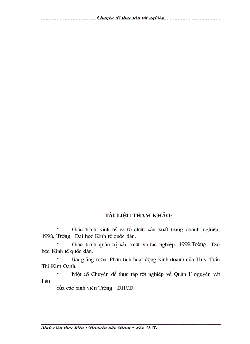 image for page Một số phương hướng và biện pháp nhằm tăng cường công tác bảo đảm và quản lí nguyên vật liệu tại Công ty Xà phòng Hà Nội