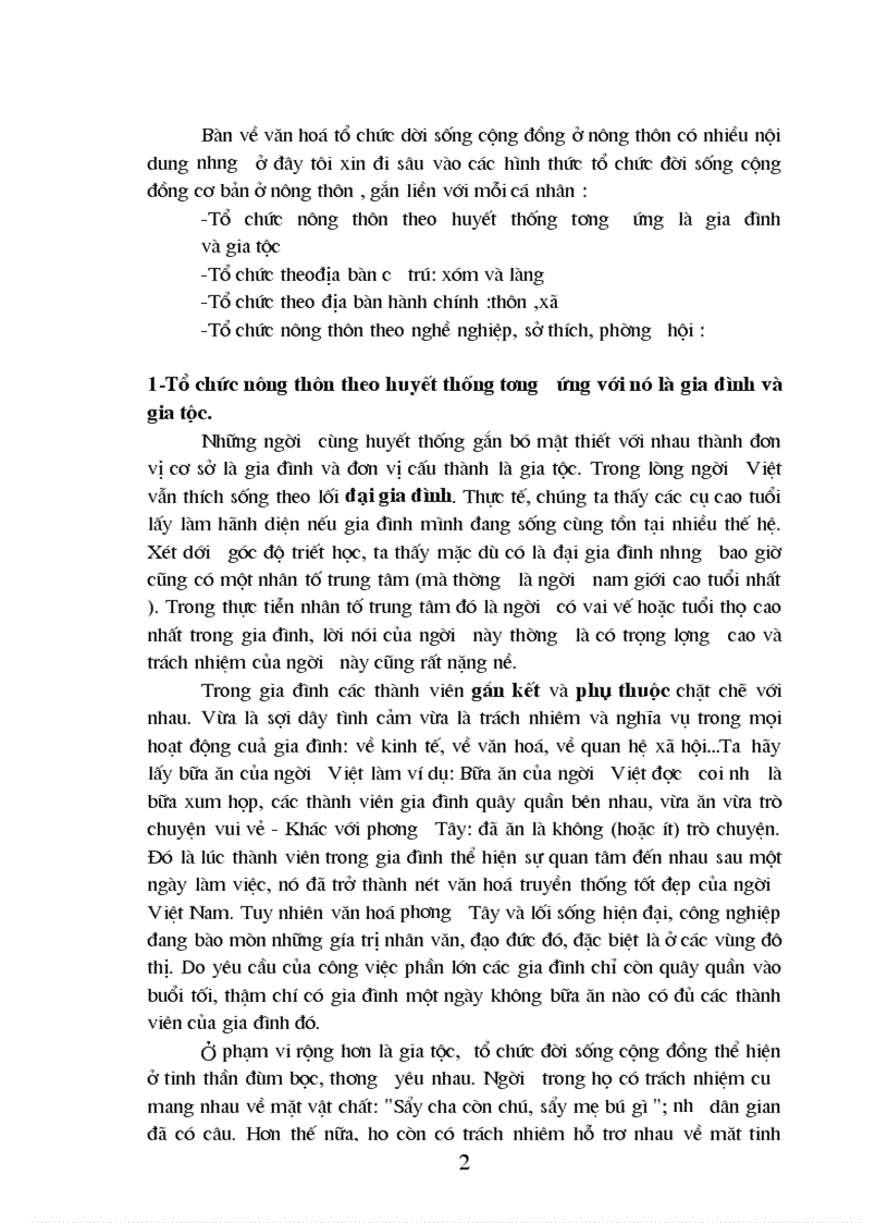 image for page Vài nét về văn hoá tổ chức đời sống cộng đồng nông thôn nước ta nhìn từ góc độ triết học 1