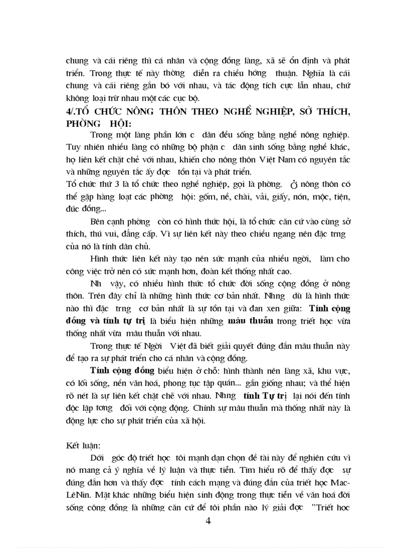 image for page Vài nét về văn hoá tổ chức đời sống cộng đồng nông thôn nước ta nhìn từ góc độ triết học 1