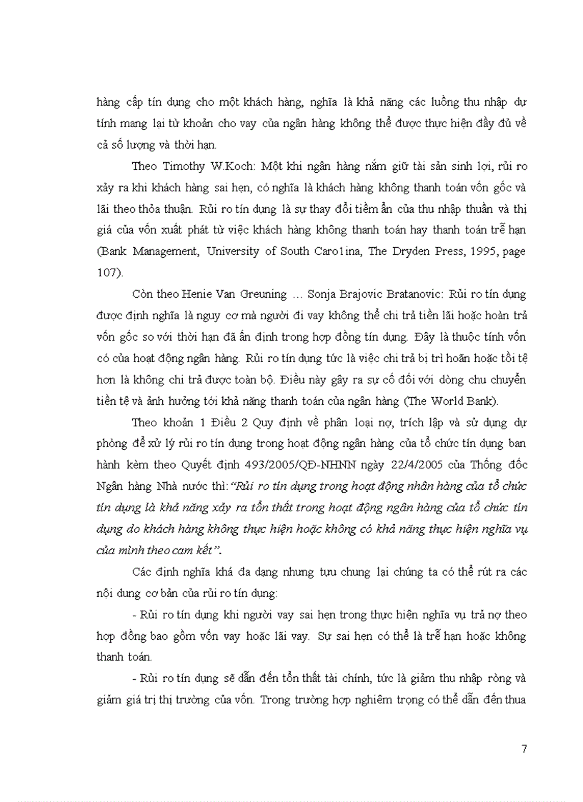 image for page Quản trị rủi ro tín dụng tại Ngân hàng thương mại cổ phần Liên Việt 1