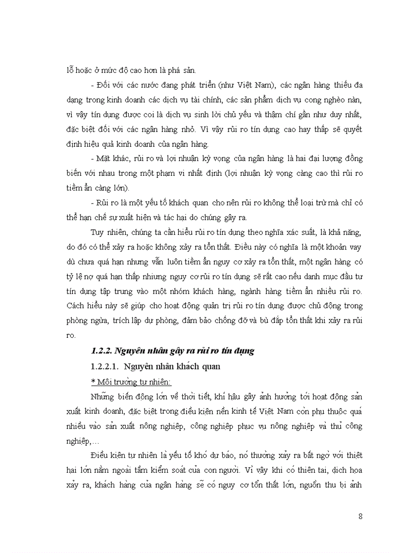 image for page Quản trị rủi ro tín dụng tại Ngân hàng thương mại cổ phần Liên Việt 1