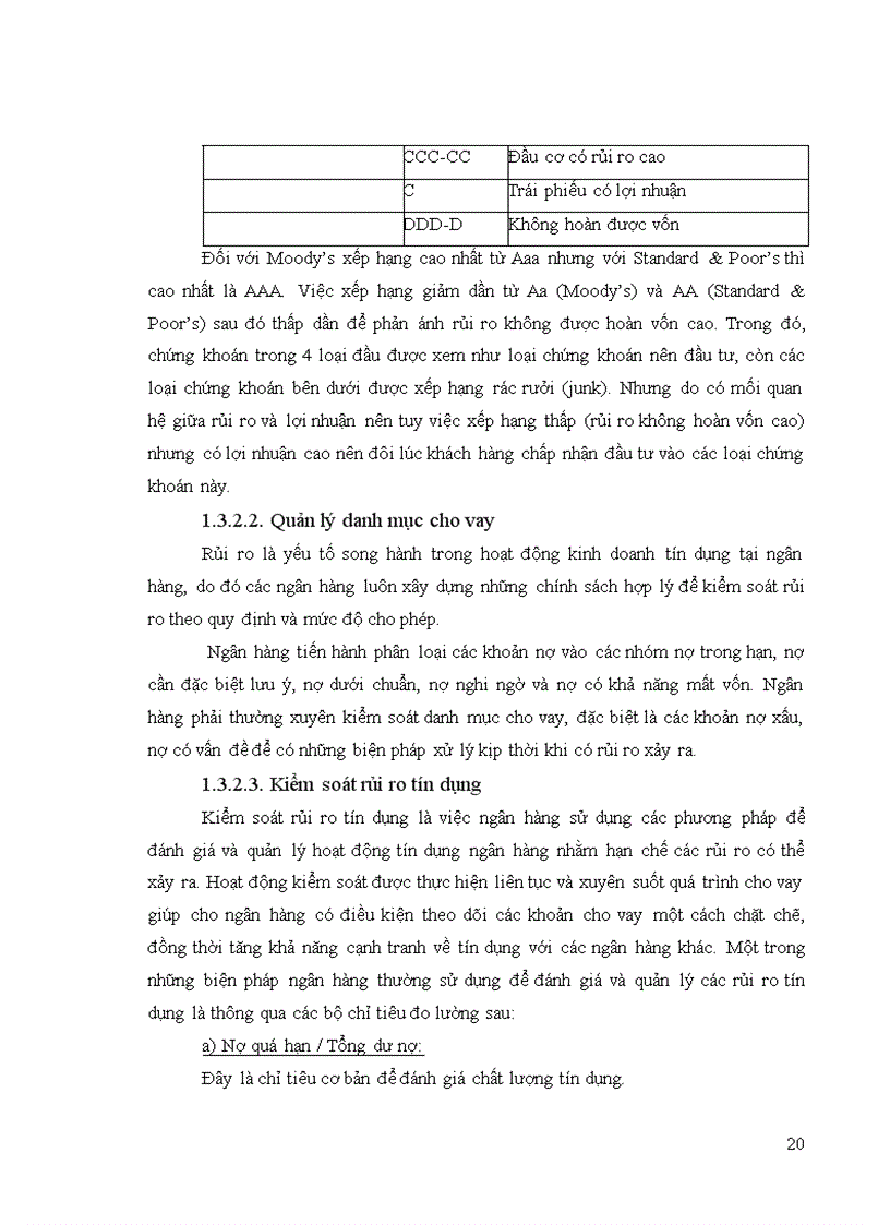 image for page Quản trị rủi ro tín dụng tại Ngân hàng thương mại cổ phần Liên Việt 1