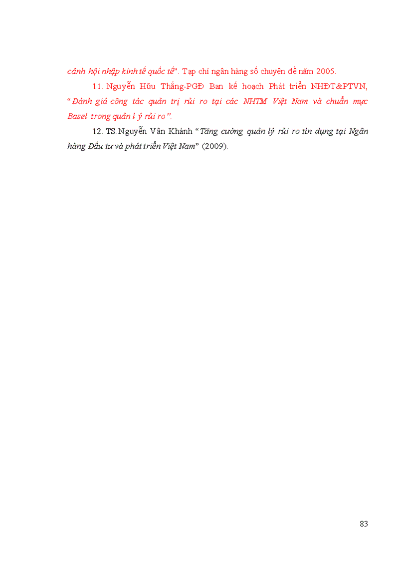 image for page Quản trị rủi ro tín dụng tại Ngân hàng thương mại cổ phần Liên Việt 1