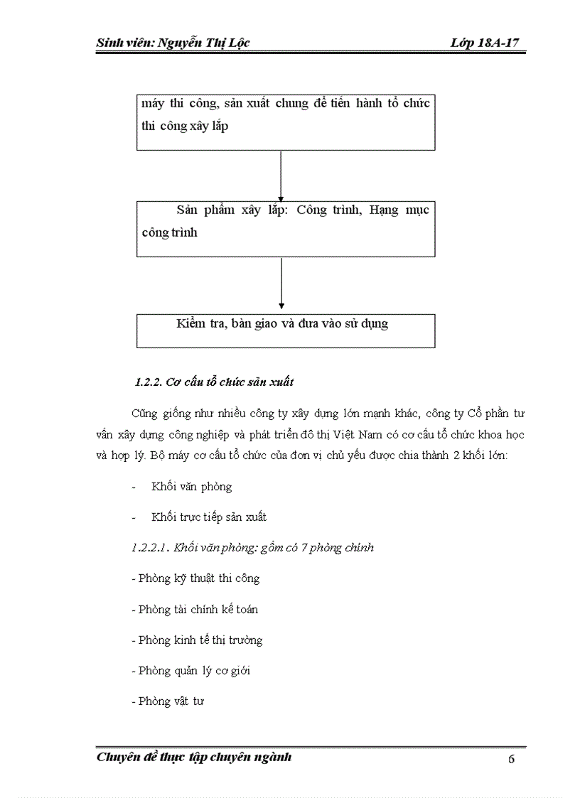 image for page Hoàn thiện kế toán chi phí sản xuất và tính giá thành sản phẩm xây lắp tại công ty Cổ phần tư vấn xây dựng công nghiệp và phát triển đô thị Việt Nam 1