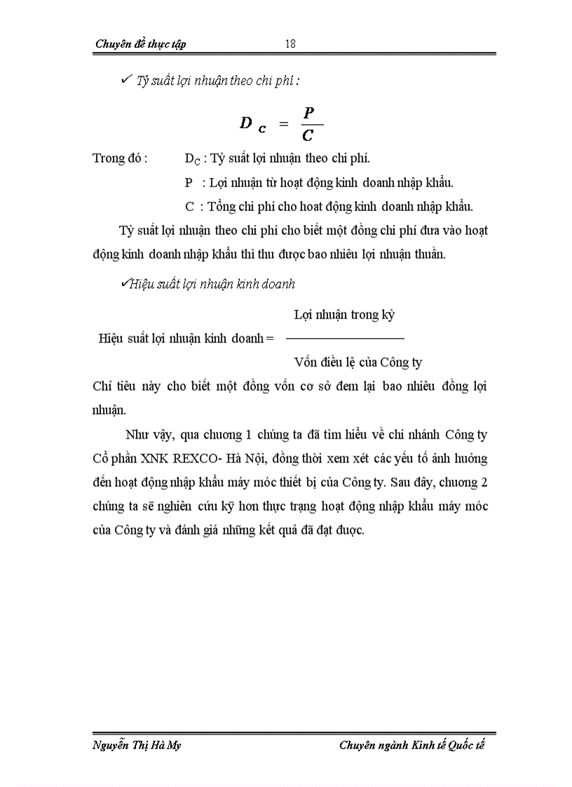image for page Hoạt động nhập khẩu máy móc thiết bị tại chi nhánh Công ty cổ phần xuất nhập khẩu vật tư kỹ thuật REXCO HN 1