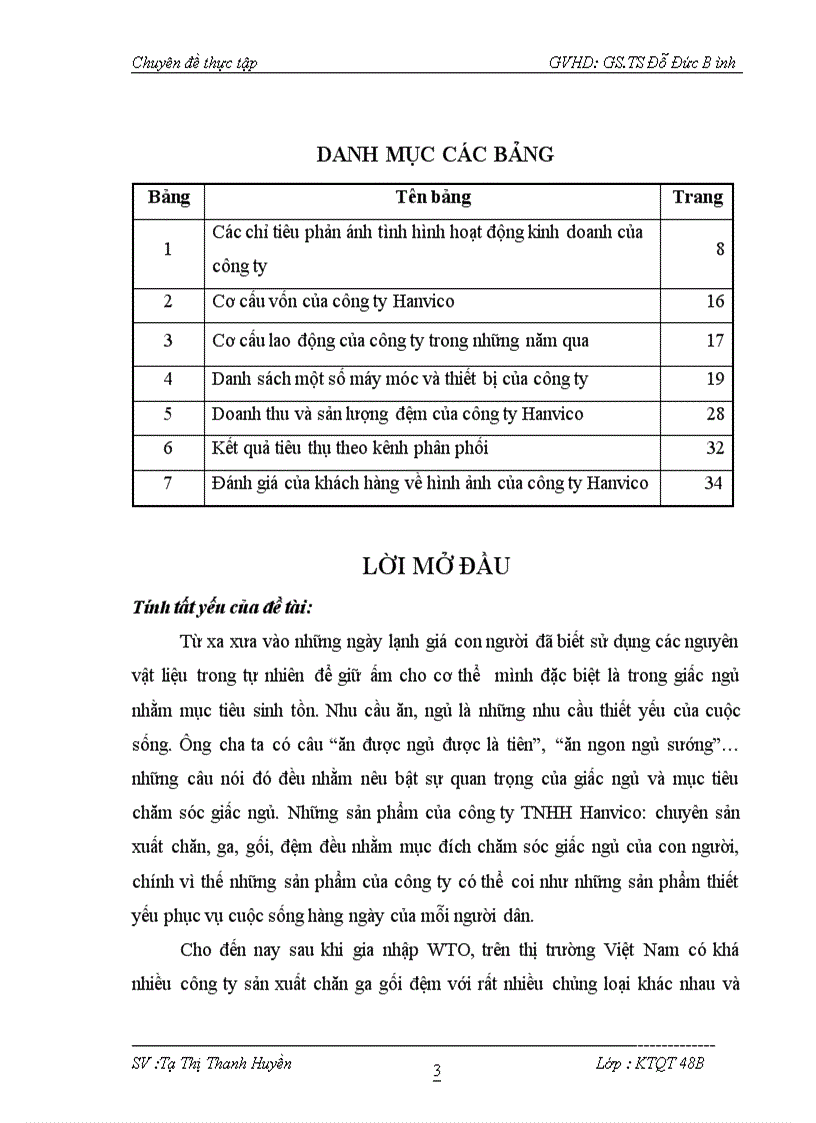 Nâng cao năng lực cạnh tranh của công ty TNHH Hàn Việt Hanvico trong thời kỳ hội nhập WTO