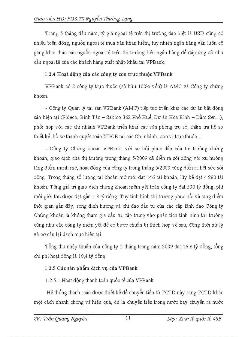 image for page Quản lý rủi ro tỷ giá VPBank chi nhánh Đông Anh 1