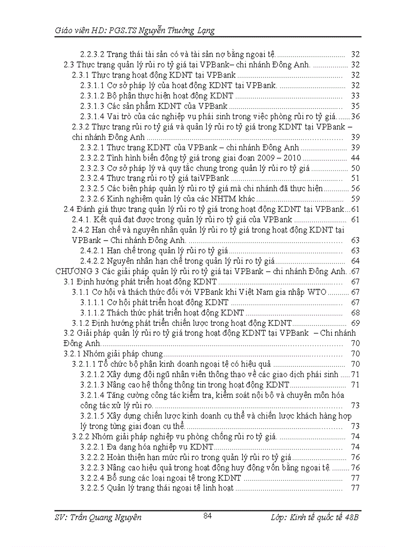 image for page Quản lý rủi ro tỷ giá VPBank chi nhánh Đông Anh 1