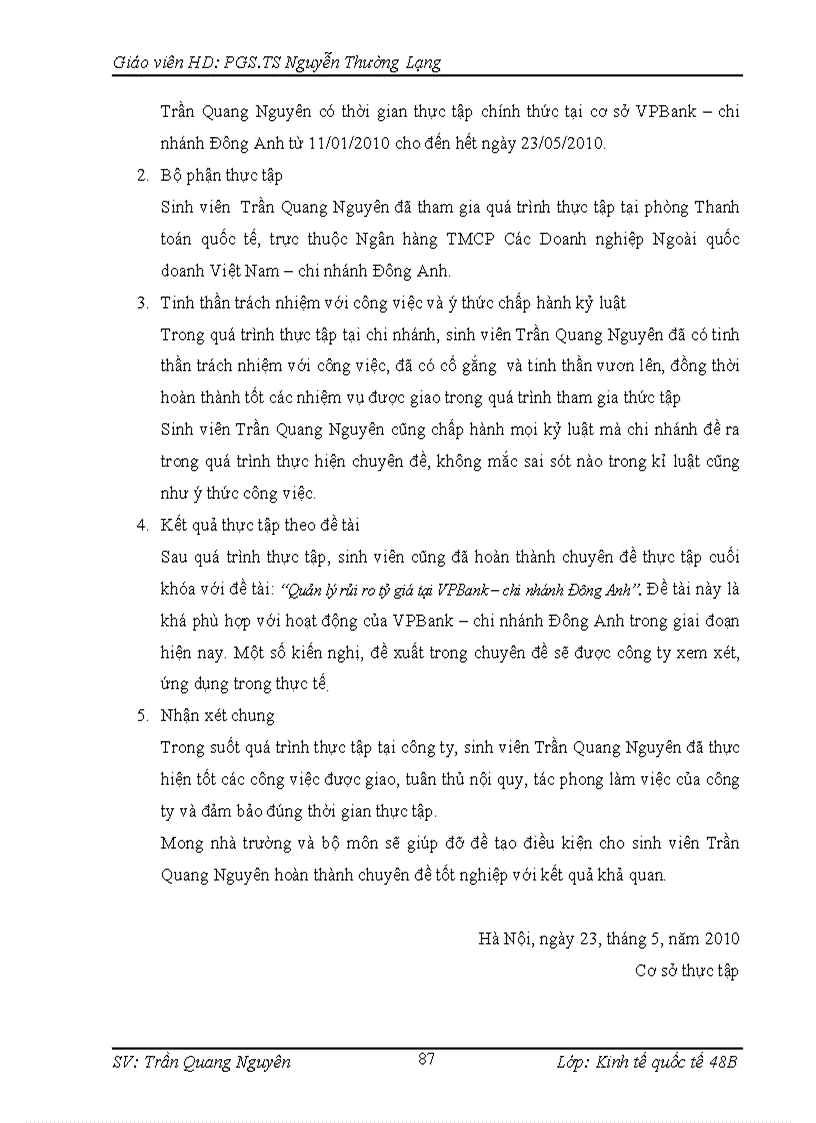 image for page Quản lý rủi ro tỷ giá VPBank chi nhánh Đông Anh 1