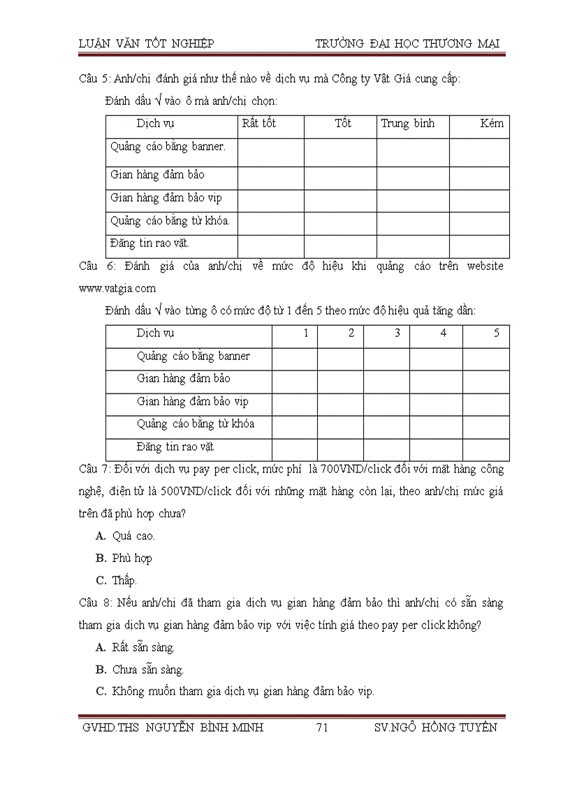 image for page Hoàn thiện mô hình tính giá pay per click trên website www vatgia com 1