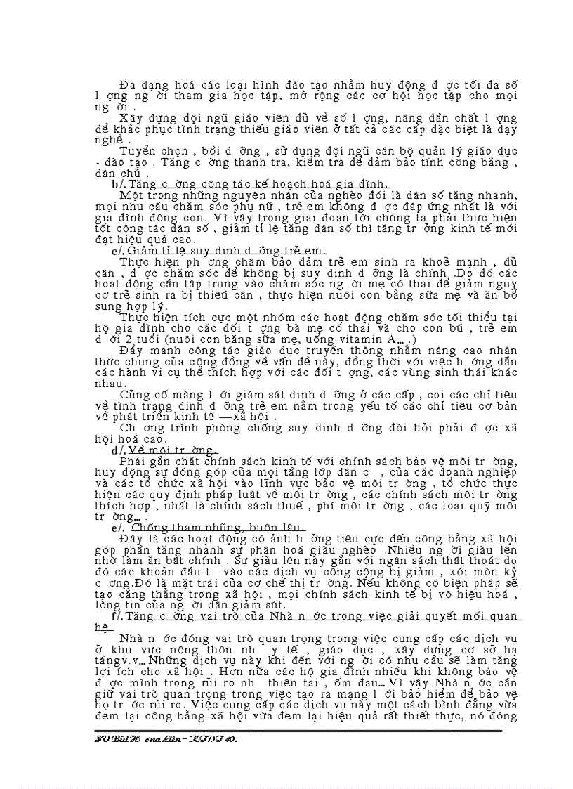 image for page Mối quan hệ giữa tăng trưởng kinh tế với việc nâng cao đời sống vật chất và PLXH cho nhân dân trong quá trình phát triển kinh tế Việt Nam