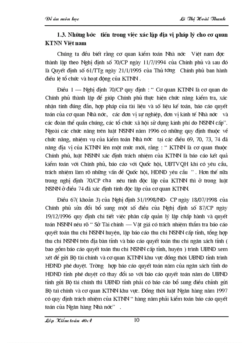 image for page Địa vị pháp lý của cơ quan Kiểm toán Nhà nước Việt nam hiện na