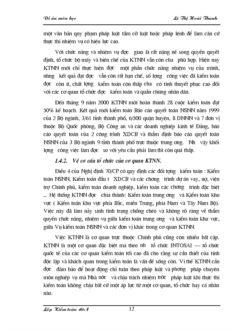 image for page Địa vị pháp lý của cơ quan Kiểm toán Nhà nước Việt nam hiện na