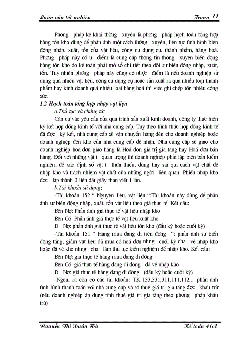 image for page Công tác kế toán nguyên vật liệu với việc nâng cao hiệu quả sử dụng nguyên vật liệu trong doanh nghiệp 1