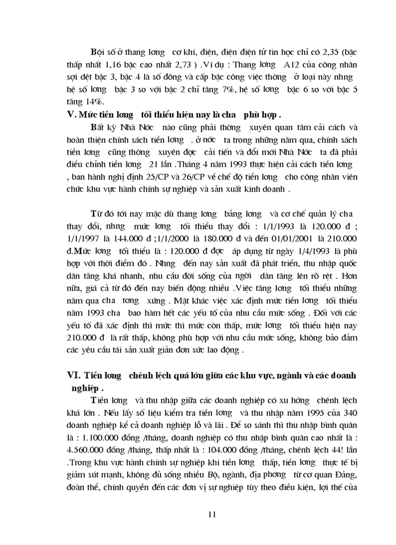 image for page Thực trạng tiền lương trong giai đoạn hiện nay