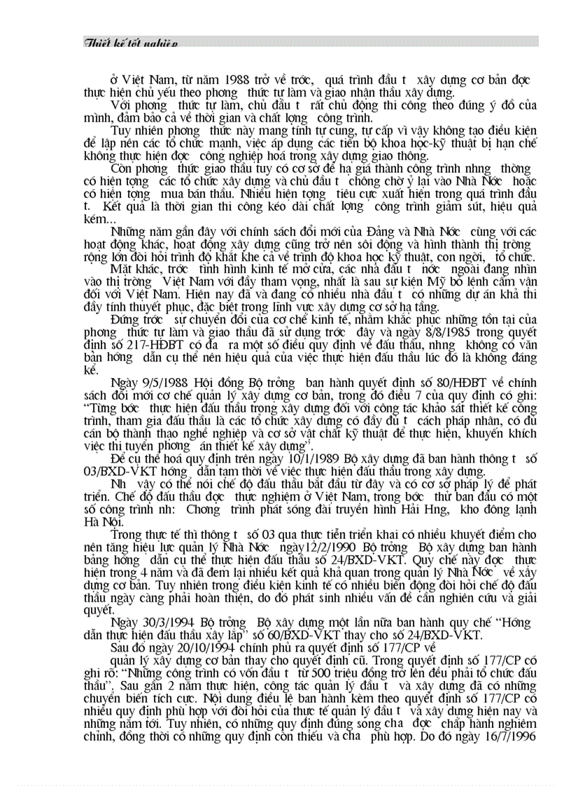 image for page Quy chế đấu thầu và Lập hồ sơ dự thầu trong đấu thầu xây lắp