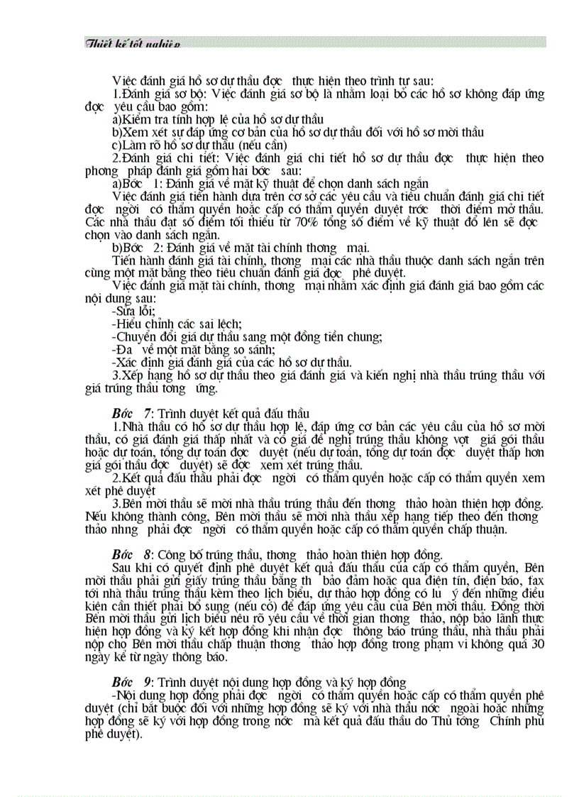 image for page Quy chế đấu thầu và Lập hồ sơ dự thầu trong đấu thầu xây lắp