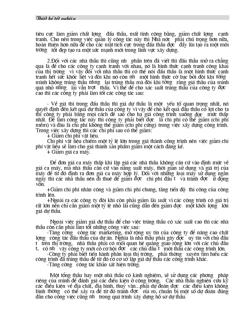 image for page Quy chế đấu thầu và Lập hồ sơ dự thầu trong đấu thầu xây lắp