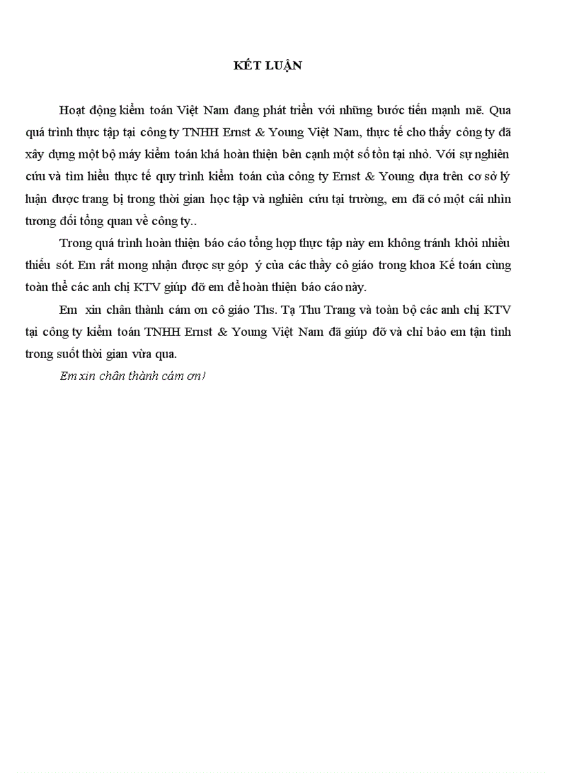 image for page Thực trạng tổ chức kiểm toán tại công ty TNHH Ernst Young 1