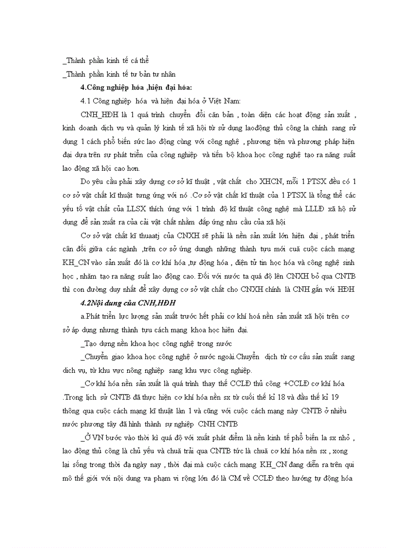 image for page Biện chứng của quá trình phát triển lực lượng sản xuất ở Việt nam trong thời kì đổi mơí theo mục tiêu CNH HĐH 1