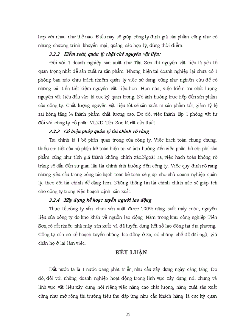 image for page Báo cáo tổng hợp tại công ty cổ phần vật liệu xây dựng Tân Sơn