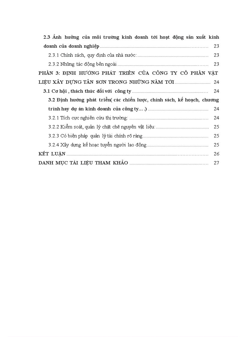 image for page Báo cáo tổng hợp tại công ty cổ phần vật liệu xây dựng Tân Sơn