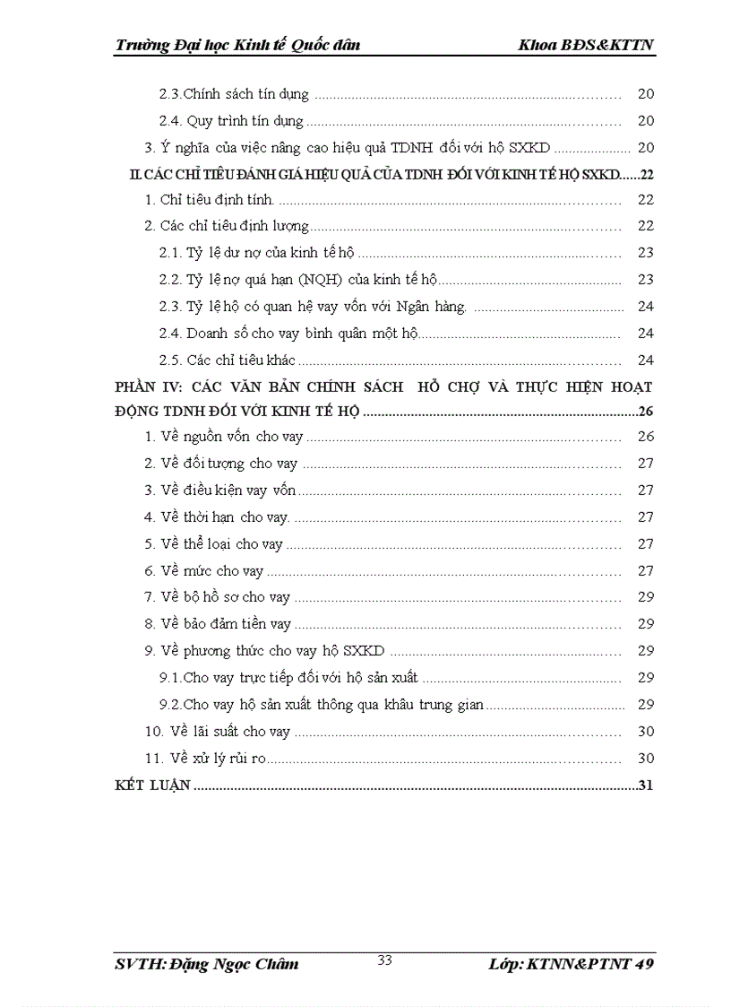 image for page Cơ sở lý luận và thực tiễn của vấn đề nâng cao hiệu quả tín dụng của Ngân hàng Nông nghiệp và Phát triển nông thôn đối với hộ sản xuất kinh doanh trong lĩnh vực nông nghiệp nông thôn
