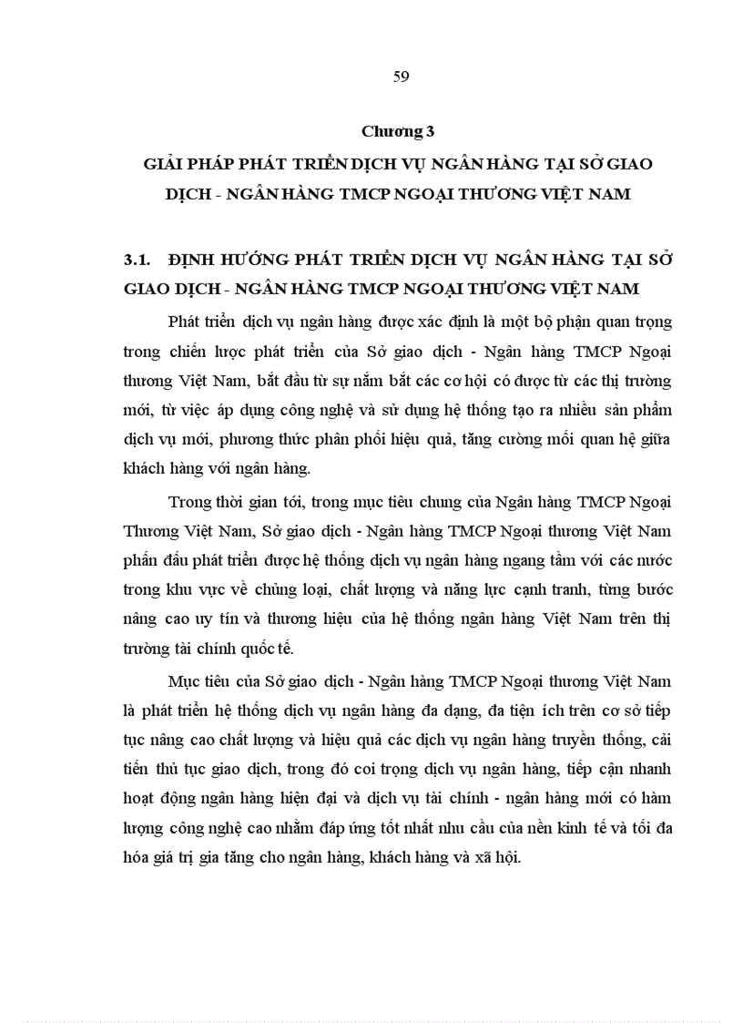 image for page Phát triển dịch vụ ngân hàng tại Sở giao dịch Ngân hàng thương mại cổ phần Ngoại thương Việt Nam