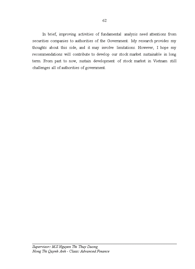 image for page Solutions to improve the activities of fundamental analysis in thang long securities company