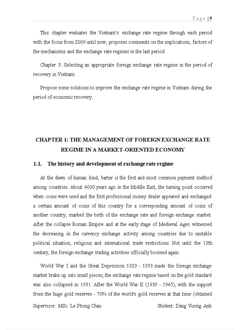image for page Selecting an appropriate foreign exchange rate regime in the period of recovery in vietnam