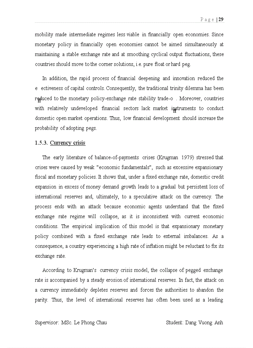 image for page Selecting an appropriate foreign exchange rate regime in the period of recovery in vietnam