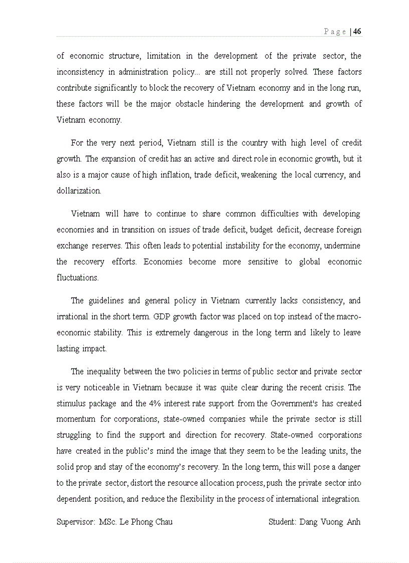 image for page Selecting an appropriate foreign exchange rate regime in the period of recovery in vietnam