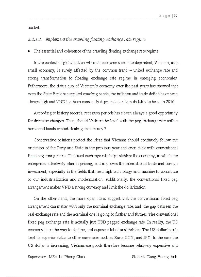 image for page Selecting an appropriate foreign exchange rate regime in the period of recovery in vietnam