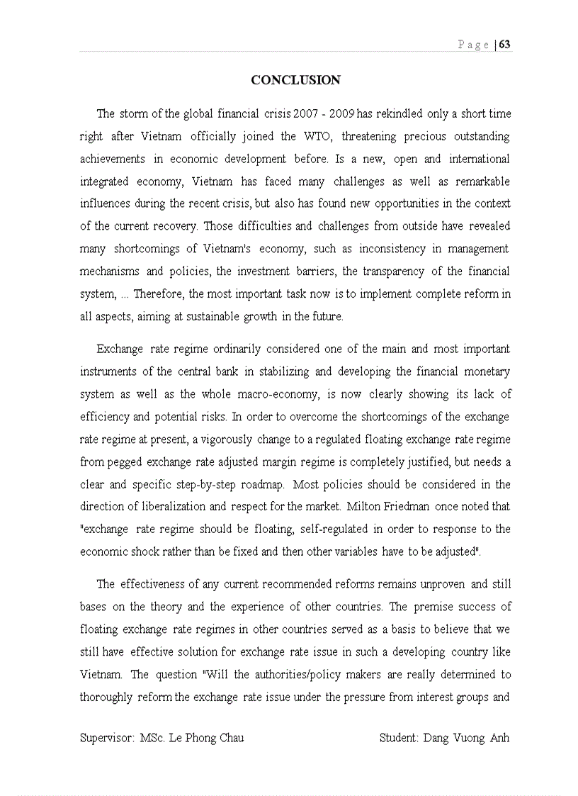 image for page Selecting an appropriate foreign exchange rate regime in the period of recovery in vietnam