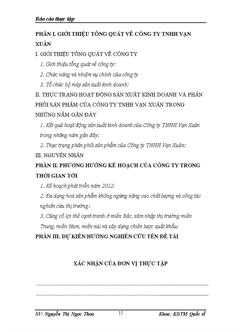 image for page Một số giải pháp hoàn thiện kênh phân phối sản phẩm của Công ty TNHH Vạn Xuân