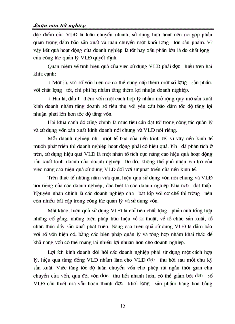 image for page Giải pháp nhằm tăng cường quản lý và nâng cao hiệu quả sử dụng VLĐ ở Công ty In Thương mại Dịch vụ Ngân hàng