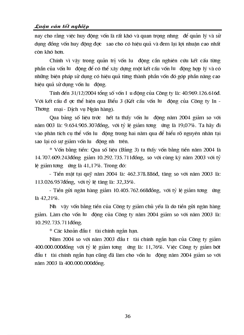 image for page Giải pháp nhằm tăng cường quản lý và nâng cao hiệu quả sử dụng VLĐ ở Công ty In Thương mại Dịch vụ Ngân hàng