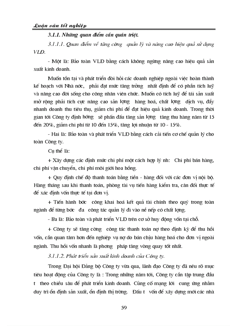 image for page Giải pháp nhằm tăng cường quản lý và nâng cao hiệu quả sử dụng VLĐ ở Công ty In Thương mại Dịch vụ Ngân hàng