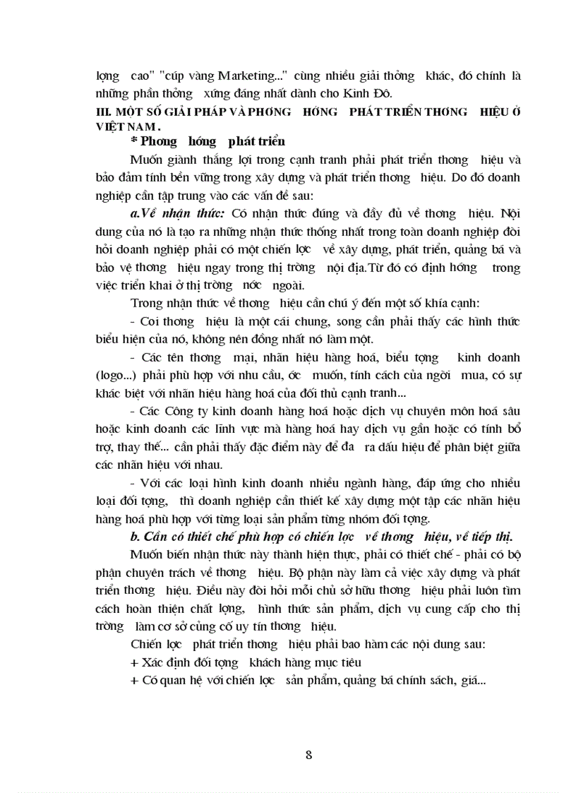 image for page Thực tiễn áp dụng cặp phạm trù Nội dung hình thức trong vấn đề thương hiệu trong nền kinh tế thị trường định hướng XHCN ở Việt Nam